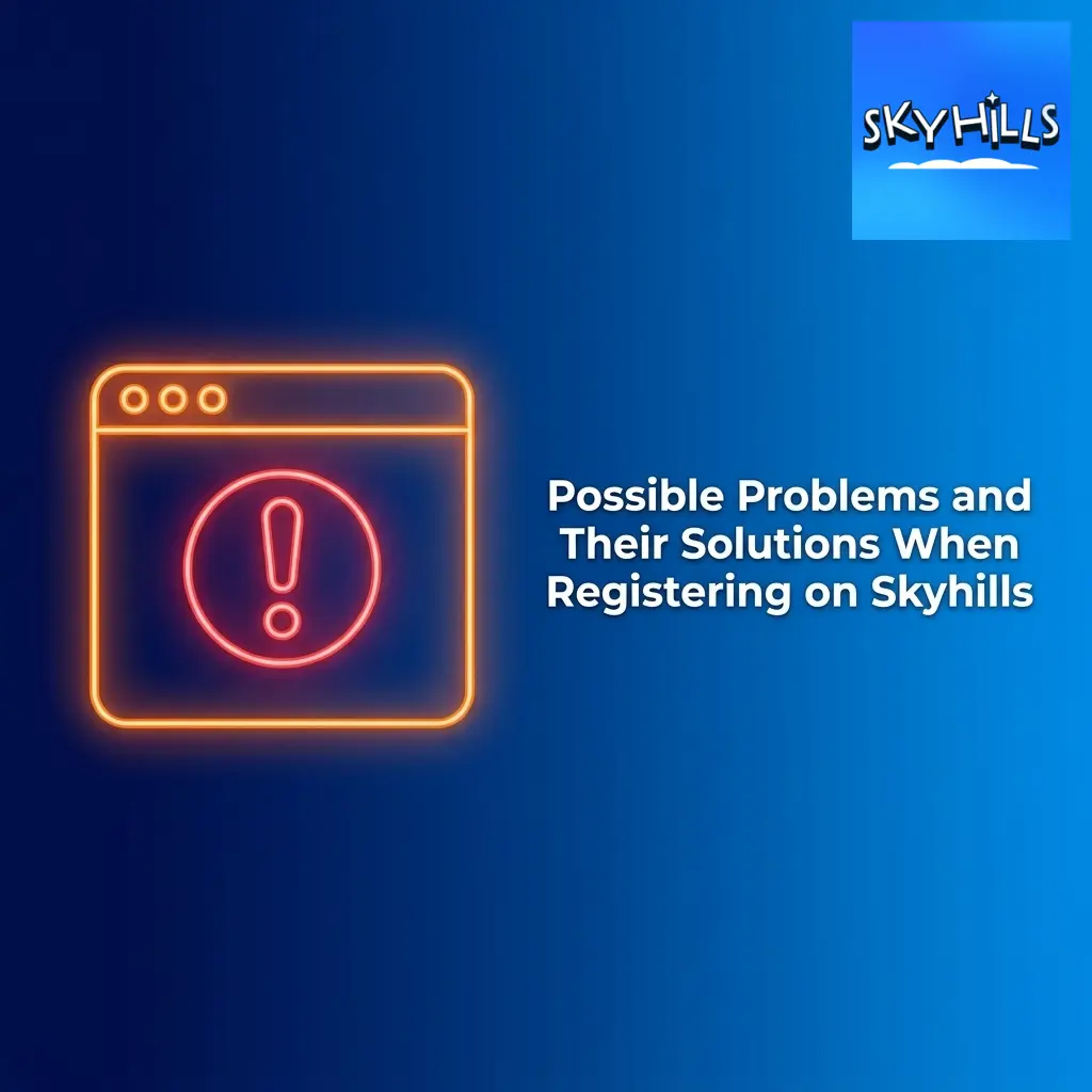 Common Skyhills registration problems and solutions including verification, KYC, form errors, and bonus issues