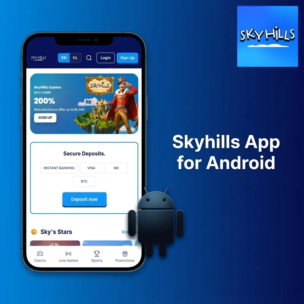Skyhills app for Android available as a free APK download, optimised for Australian smartphones and tablets