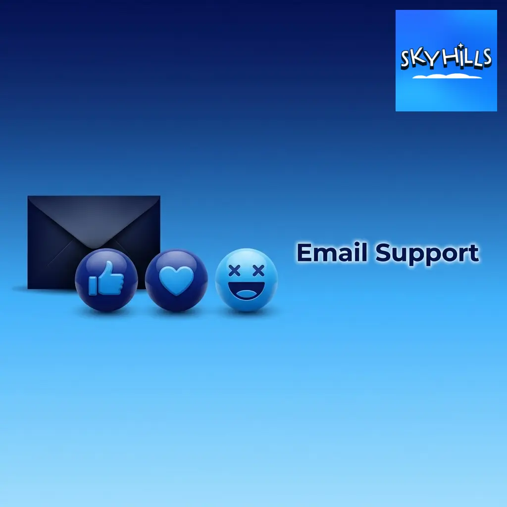 Skyhills email support for account queries, KYC submissions, disputes, and formal requests with 24-hour response time