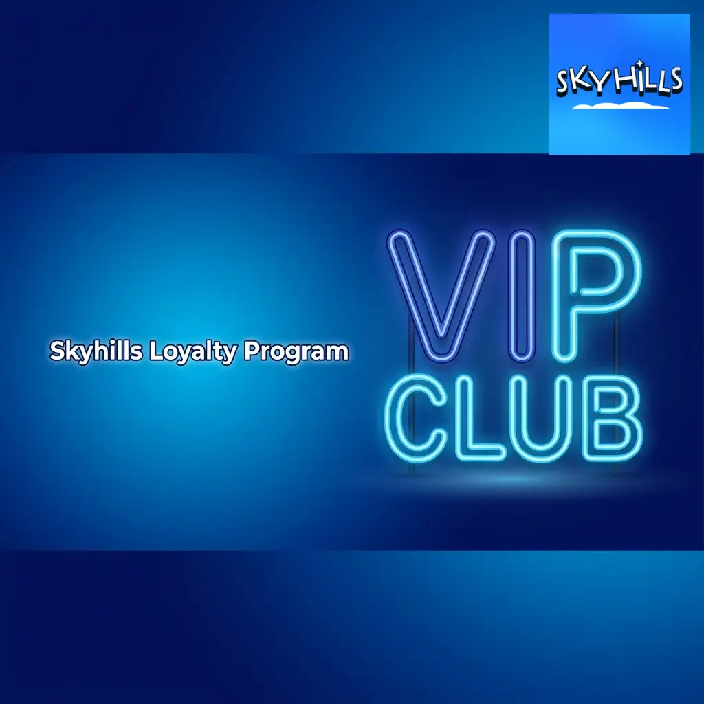 Skyhills loyalty program five-tier rewards structure showing Bronze to Diamond benefits including cashback rates and VIP perks