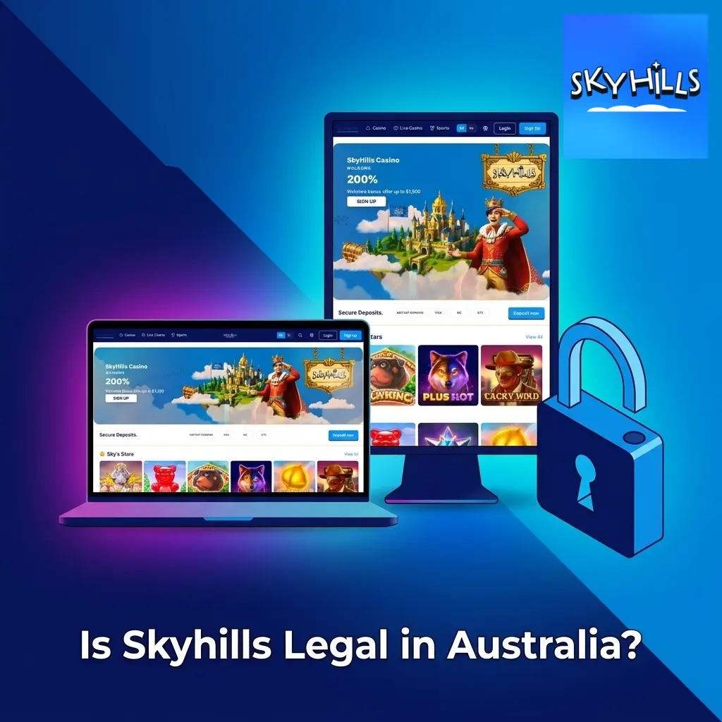 Skyhills online casino legality in Australia under its Curacao eGaming license and the Interactive Gambling Act 2001