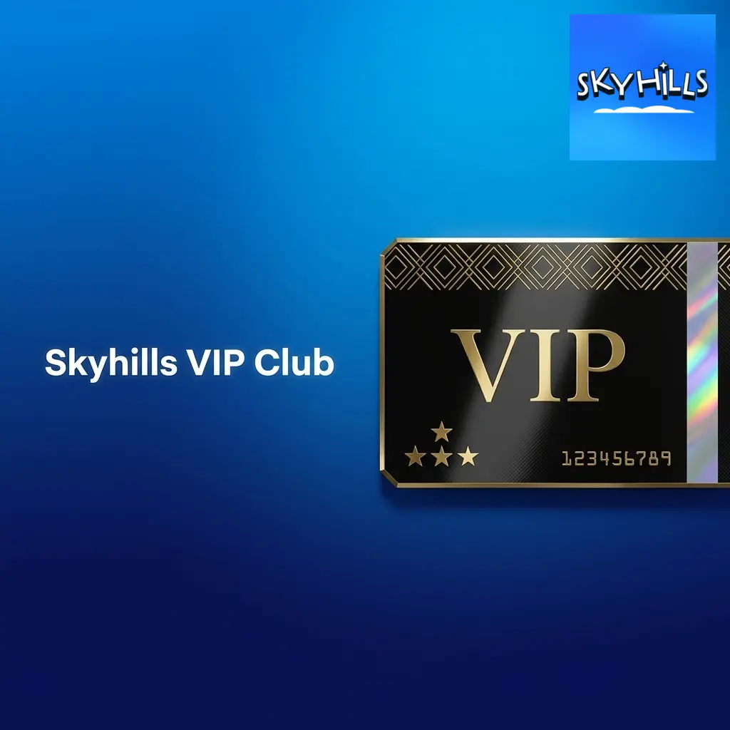 Skyhills VIP Club tiers from Bronze to Diamond with rewards, faster withdrawals and personal account managers