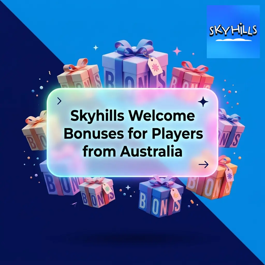 Skyhills 200% welcome bonus up to AUD 1,500 for new Australian players on first deposit